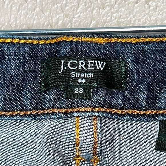 J Crew Factory Womens Toothpick Denim Bue Jeans Dark Wash Size 28 - Picture 3 of 10